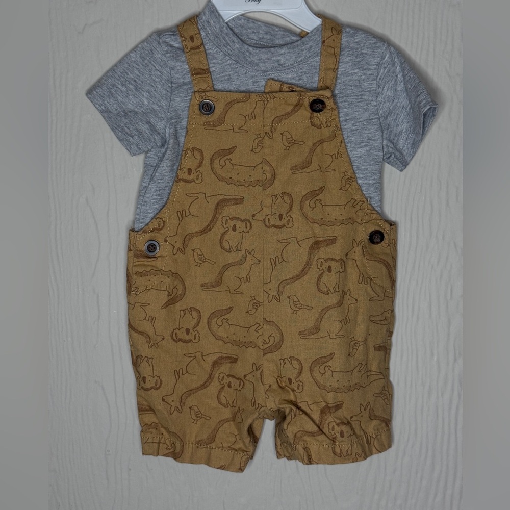 Carter's Child of Mine overalls Baby Outfit